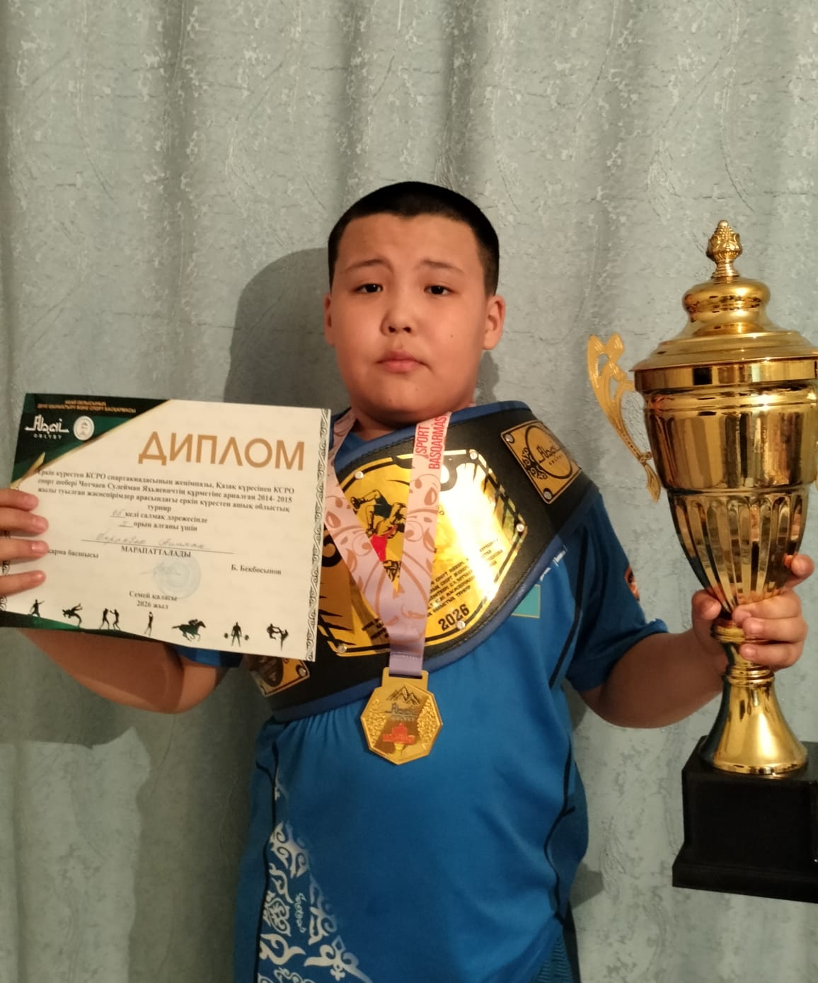 5 б сынып оқушысы Серікбек Алихан қазақ күресінен қалалық жарыстан  жүлделі 1 орын иеленді. Құттықтаймыз👏🏻👏🏻👏🏻